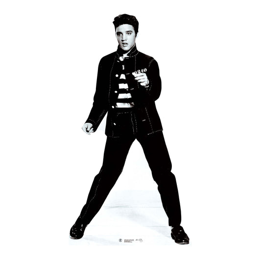 SC574 Elvis Jailhouse Rocks Cardboard Cut Out Height 179cm