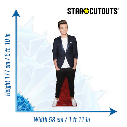 CS576 Louis (Boyband) Height 177cm Lifesize Cardboard Cutout