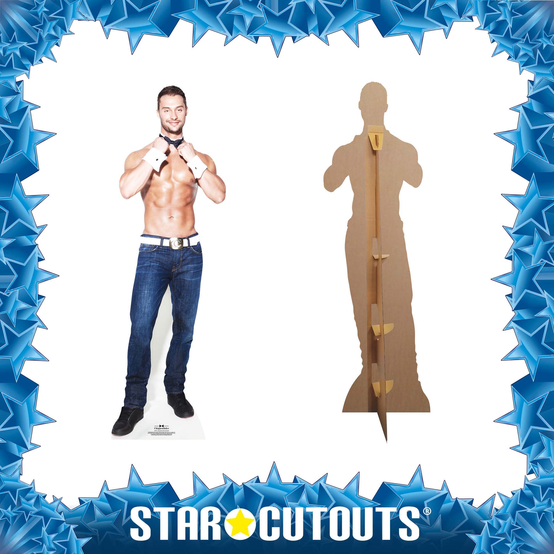 SC579 James Davis Chippendale Cardboard Cut Out Height 192cm - Star Cutouts