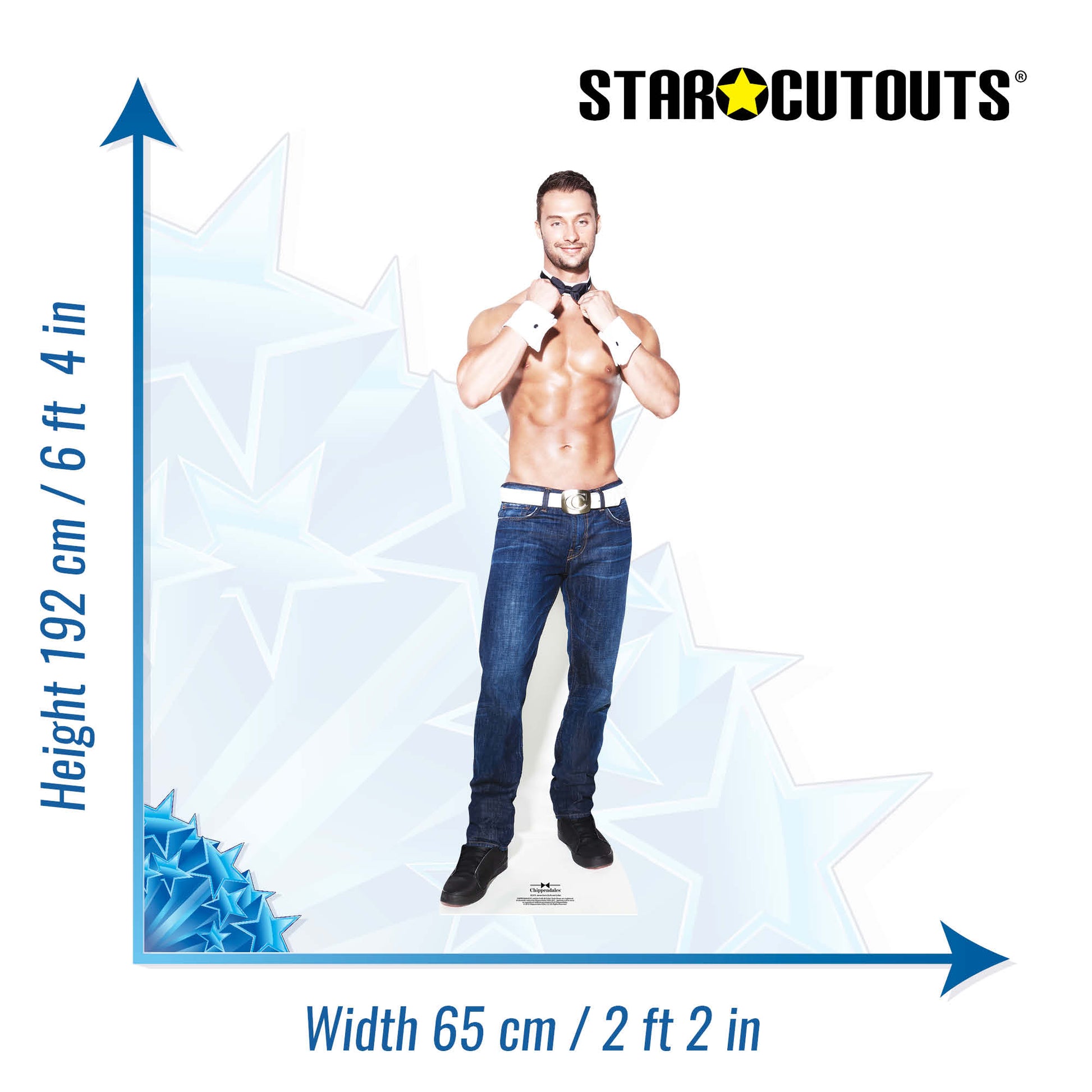 SC579 James Davis Chippendale Cardboard Cut Out Height 192cm - Star Cutouts