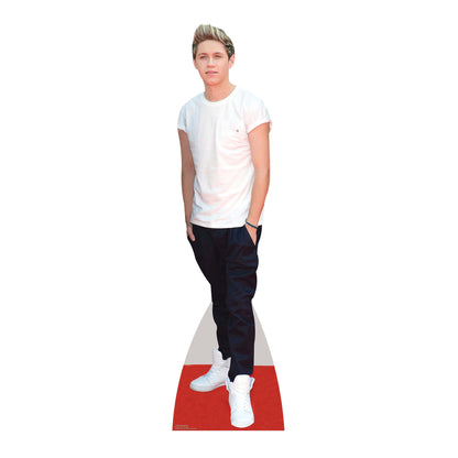 CS581 Niall Horan White T Shirt Height 168cm Lifesize Cardboard Cutout
