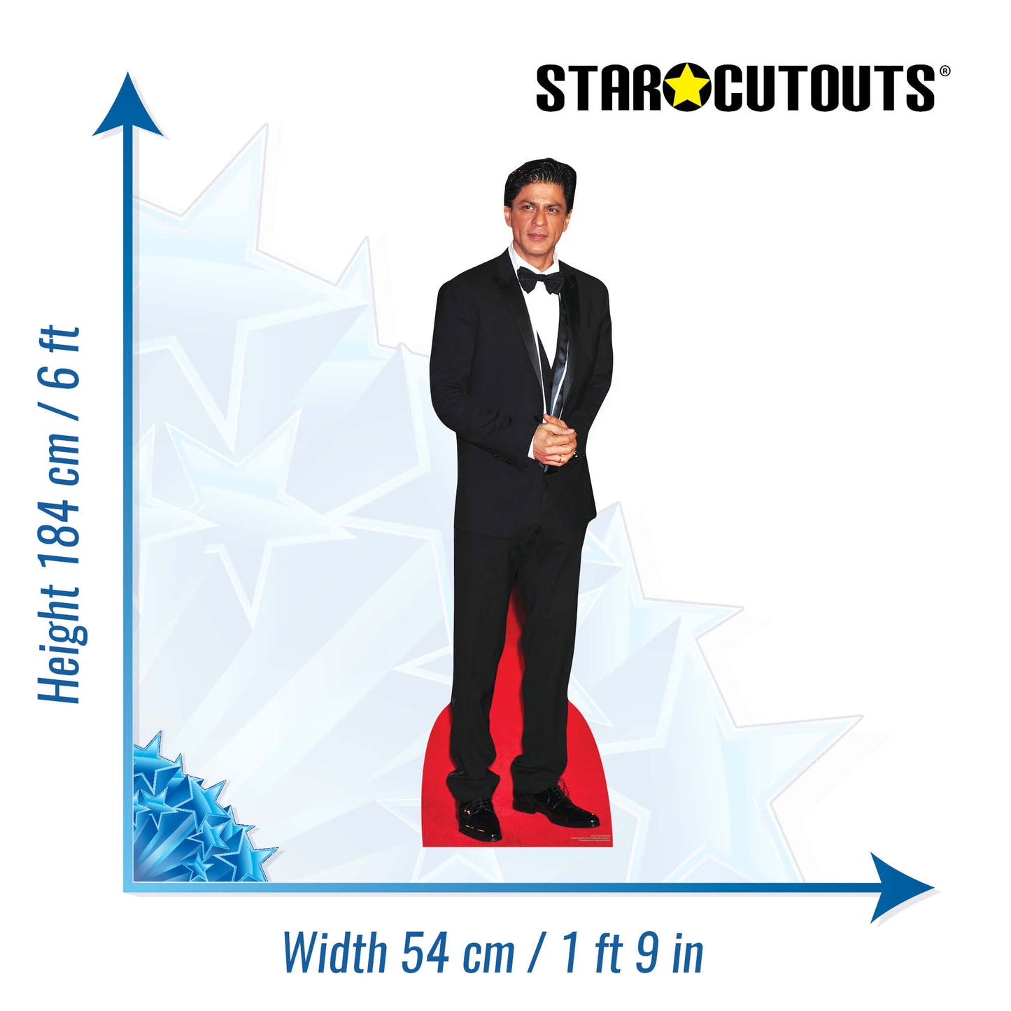 CS583 Shah Rukh Khan Height 184cm Lifesize Cardboard Cutout