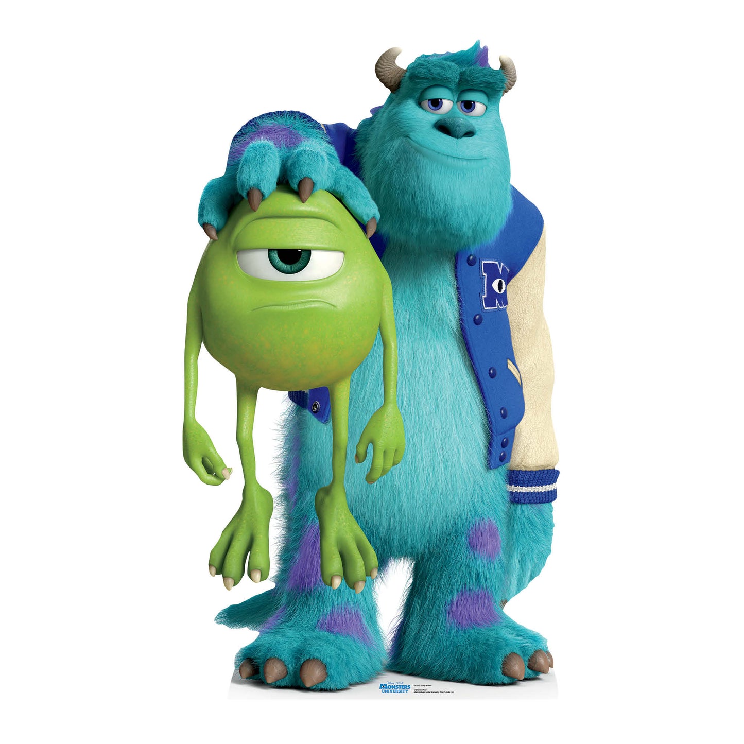 SC593 Sulley and Mike (Monster's University) Cardboard Cut Out Height 179cm