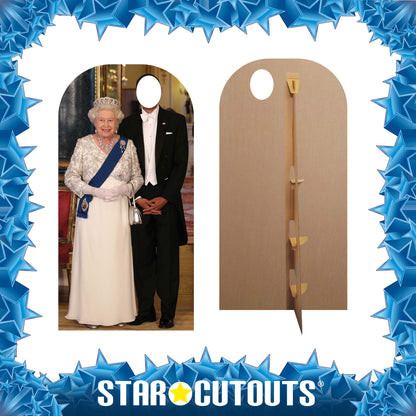 SC595 Queen Stand-In Cardboard Cut Out Height 189cm