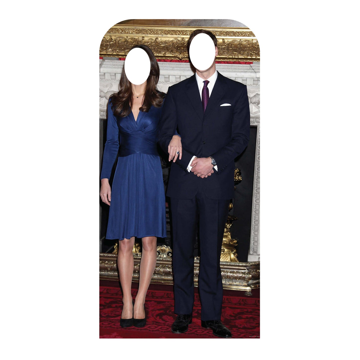 SC596 Will and Kate Stand-In Cardboard Cut Out Height 186cm