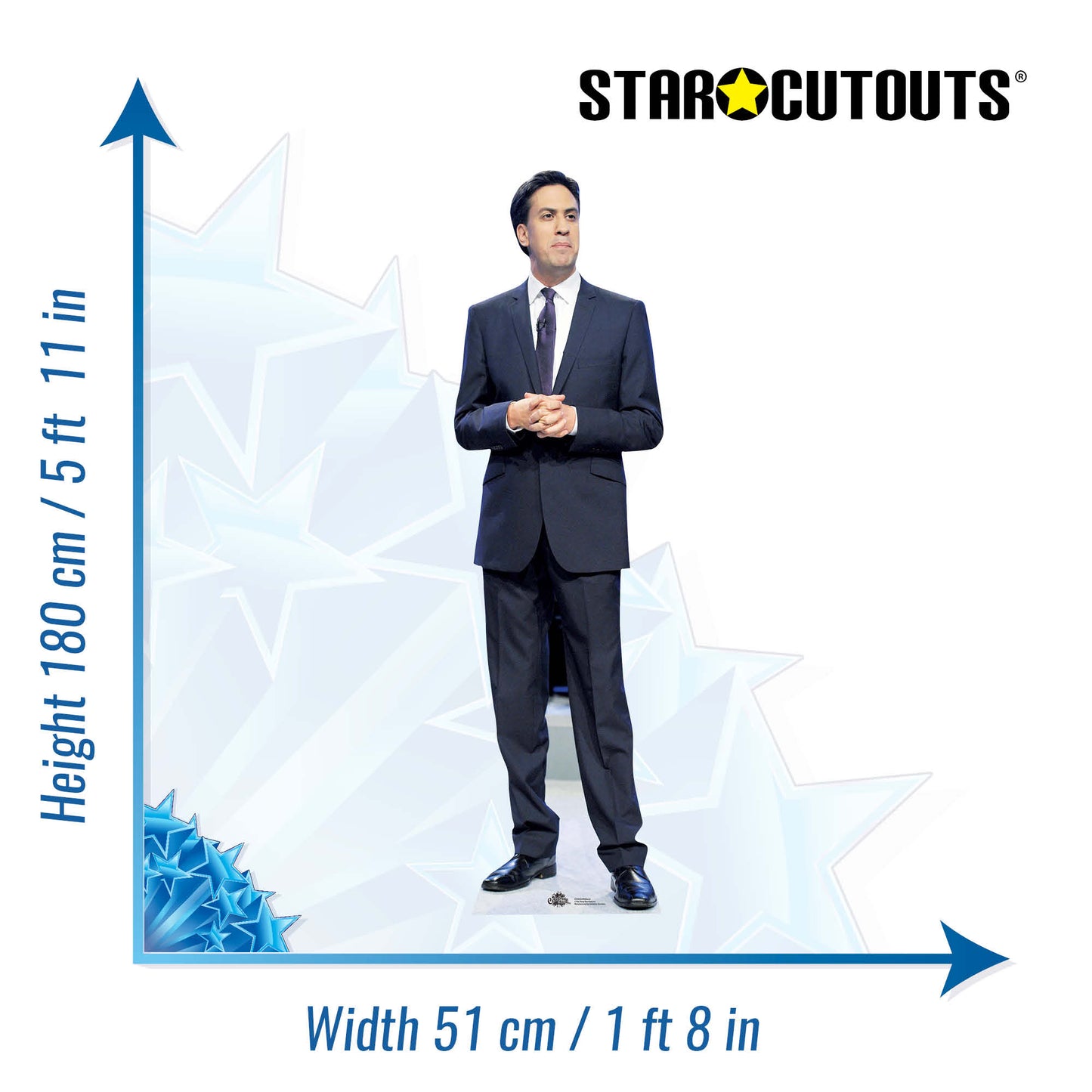 CS598 Ed Miliband Height 180cm Lifesize Cardboard Cutout