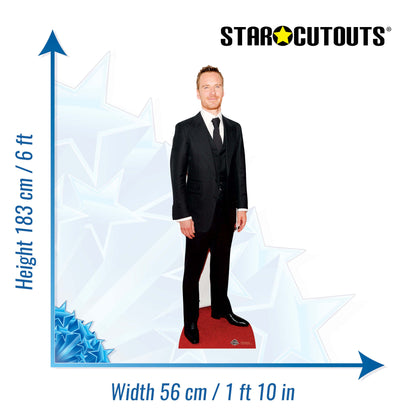 CS600 Michael Fasbender Height 183cm Lifesize Cardboard Cutout