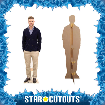 CS607 Justin Timberlake Height 182cm Lifesize Cardboard Cutout