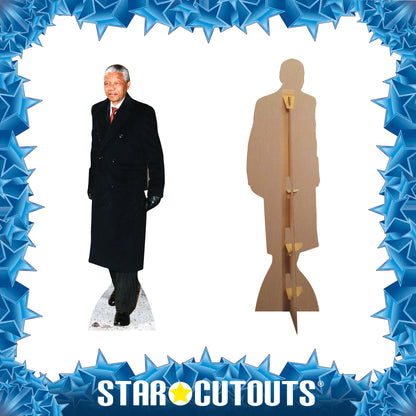 CS614 Nelson Mandela Height 179cm Lifesize Cardboard Cutout