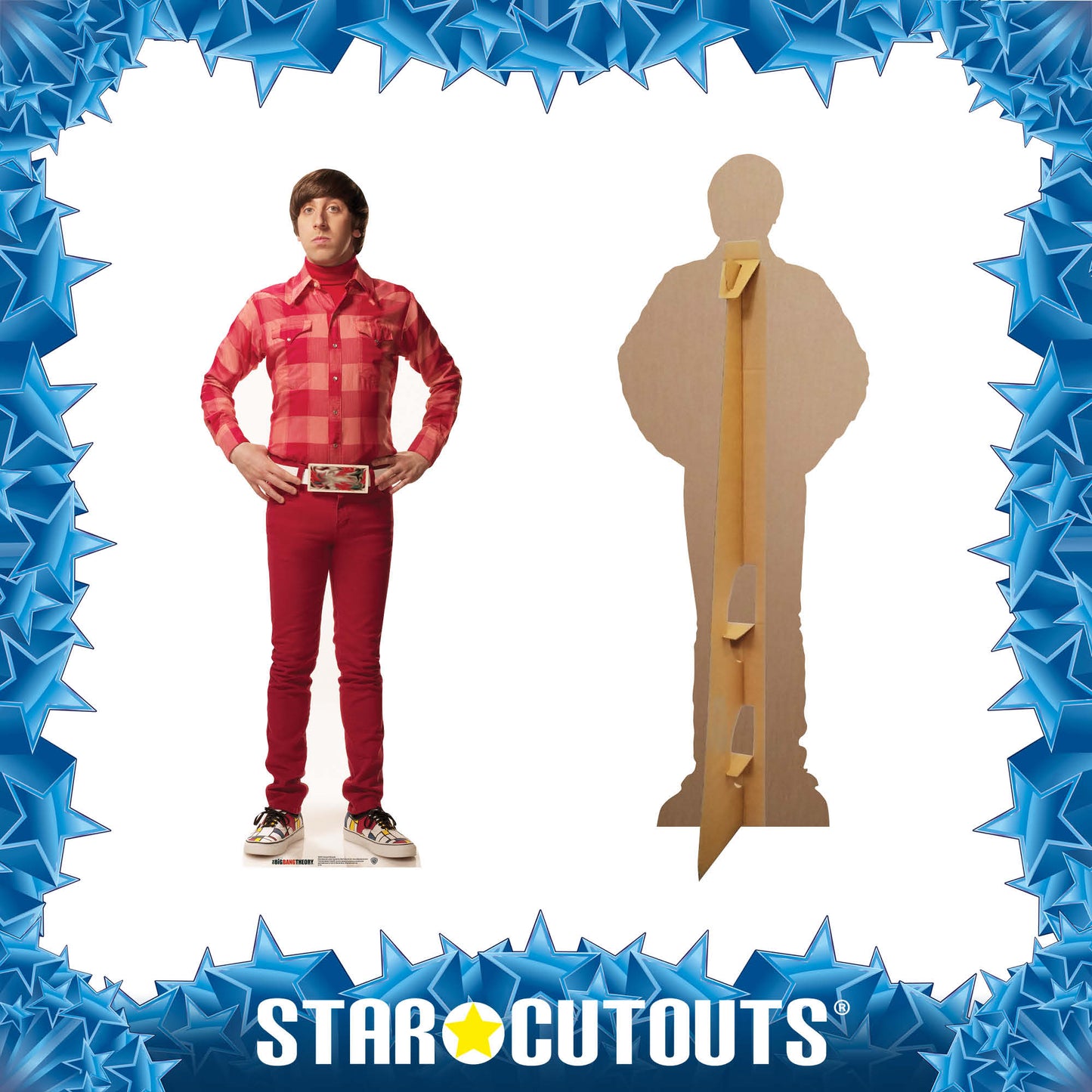 SC621 Howard Wolowitz The Big Bang Theory Cardboard Cut Out Height 165cm - Star Cutouts