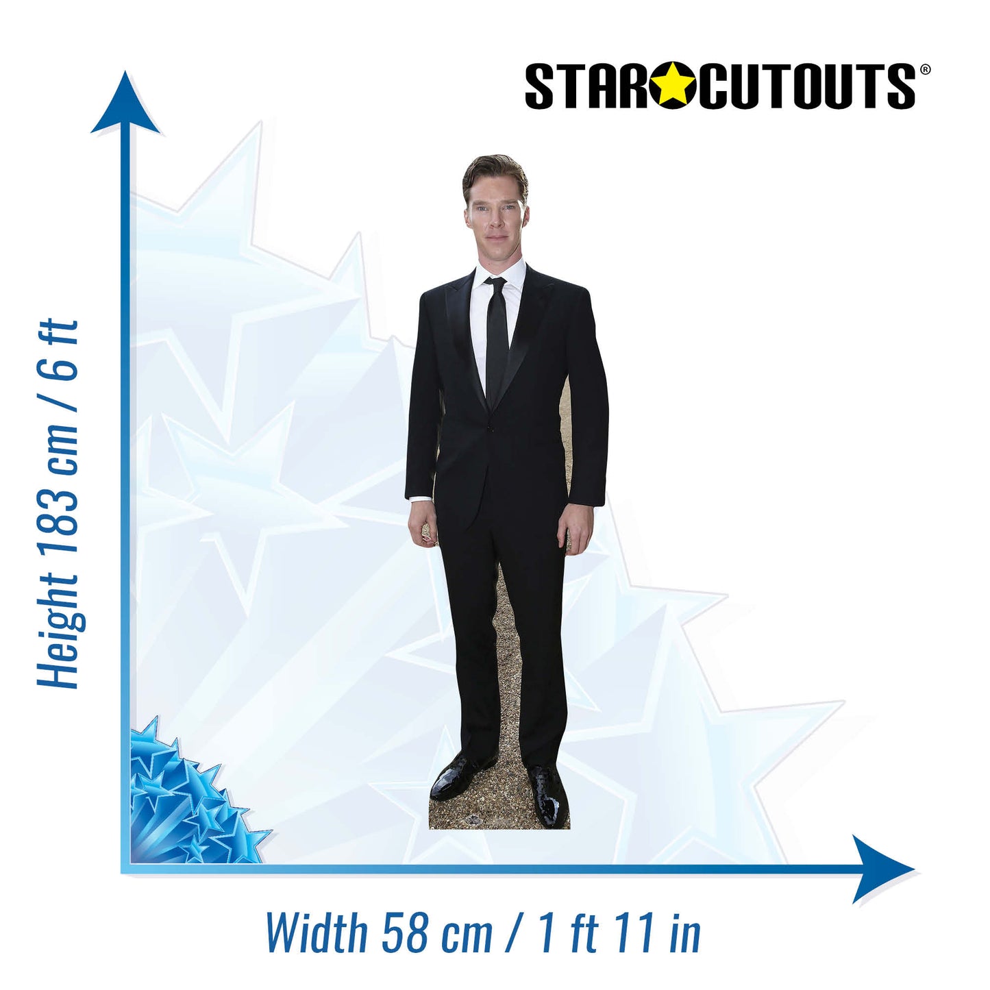 CS625 Benedict Cumberbatch Height 183cm Lifesize Cardboard Cutout