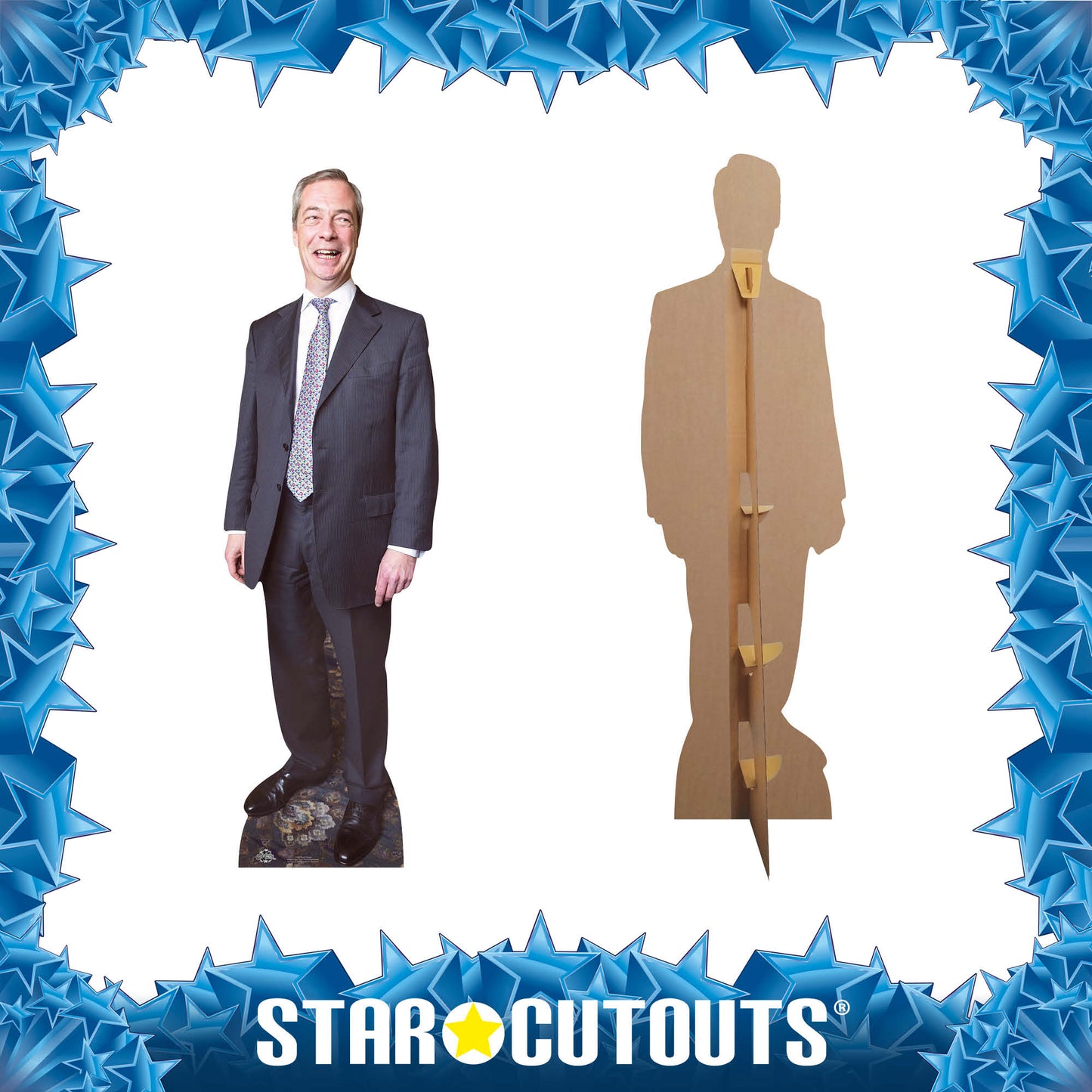 CS629 Nigel Farage Height 181cm Lifesize Cardboard Cutout