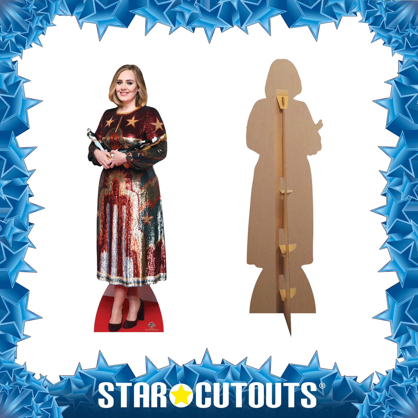 CS636 Adele Height 176cm Lifesize Cardboard Cutout