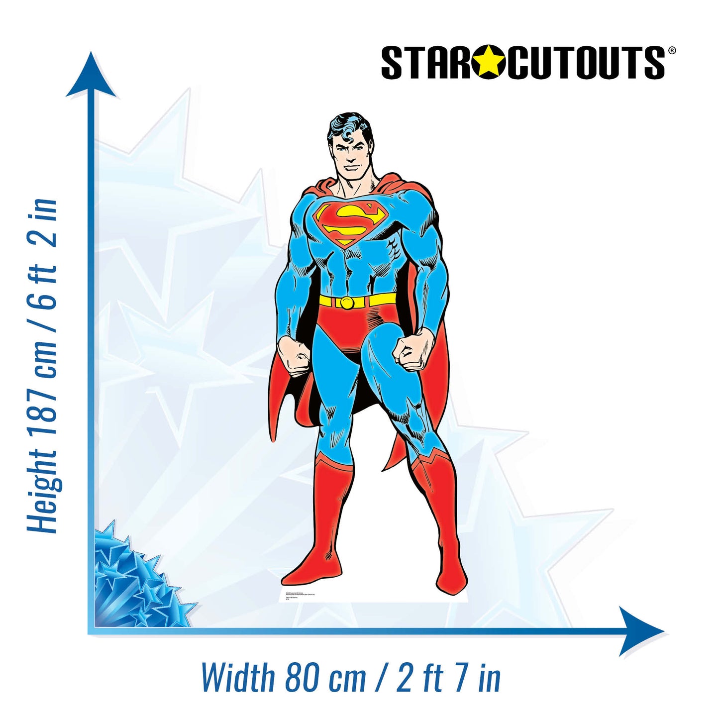 SC636 Superman (DC Comics) Cardboard Cut Out Height 187cm