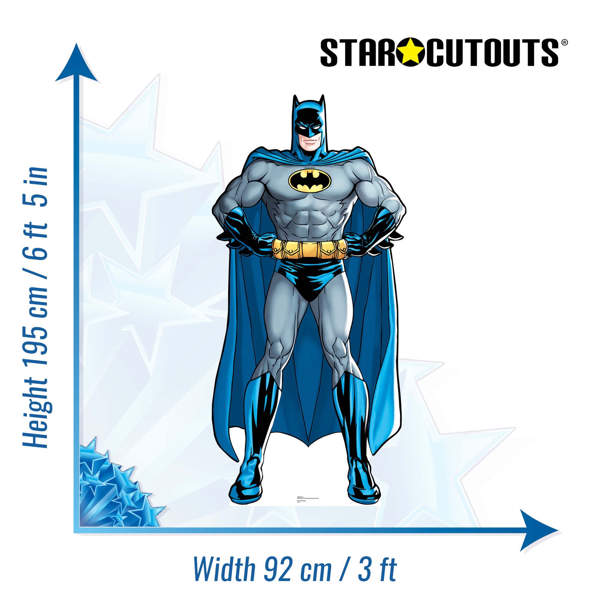 SC637 Batman (DC Comics) Cardboard Cut Out Height 195cm - Star Cutouts