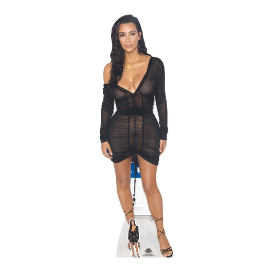 CS639 Kim Kardashian Height 160cm Lifesize Cardboard Cut Out With Mini
