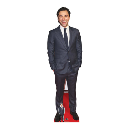 CS640 Aidan Turner Height 178cm Lifesize Cardboard Cut Out With Mini