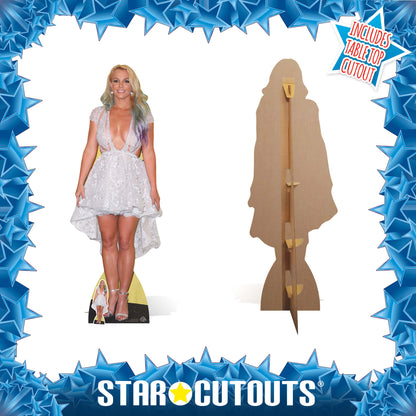 CS656 Britney Spears Height 167cm Lifesize Cardboard Cut Out With Mini