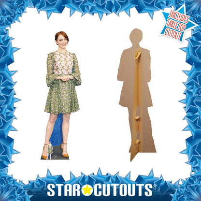 CS660 Emma Stone Height 165cm Lifesize Cardboard Cut Out With Mini