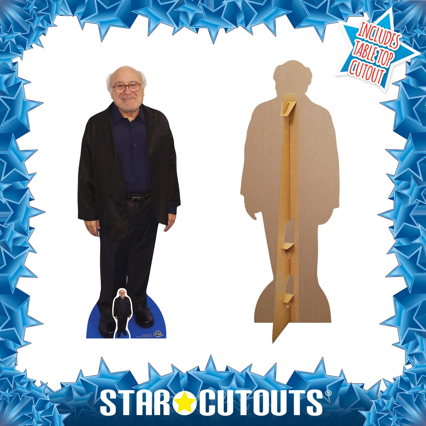 CS662 Danny DeVito Height 146cm Lifesize Cardboard Cut Out With Mini