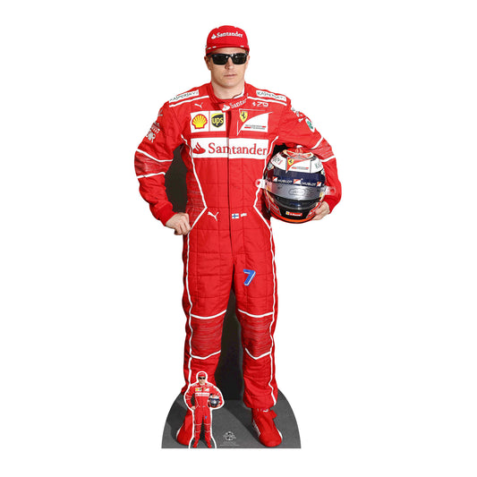CS665 Kimi Räikkönen Height 174cm Lifesize Cardboard Cut Out With Mini