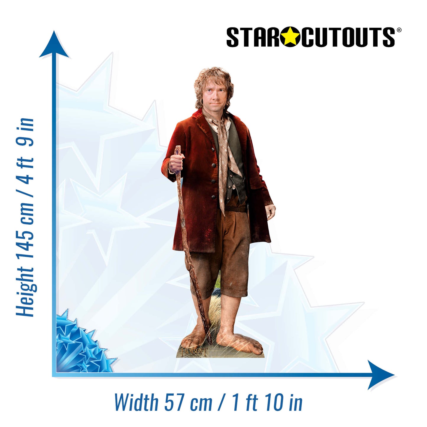 SC666 Bilbo Baggins Cardboard Cut Out Height 145cm