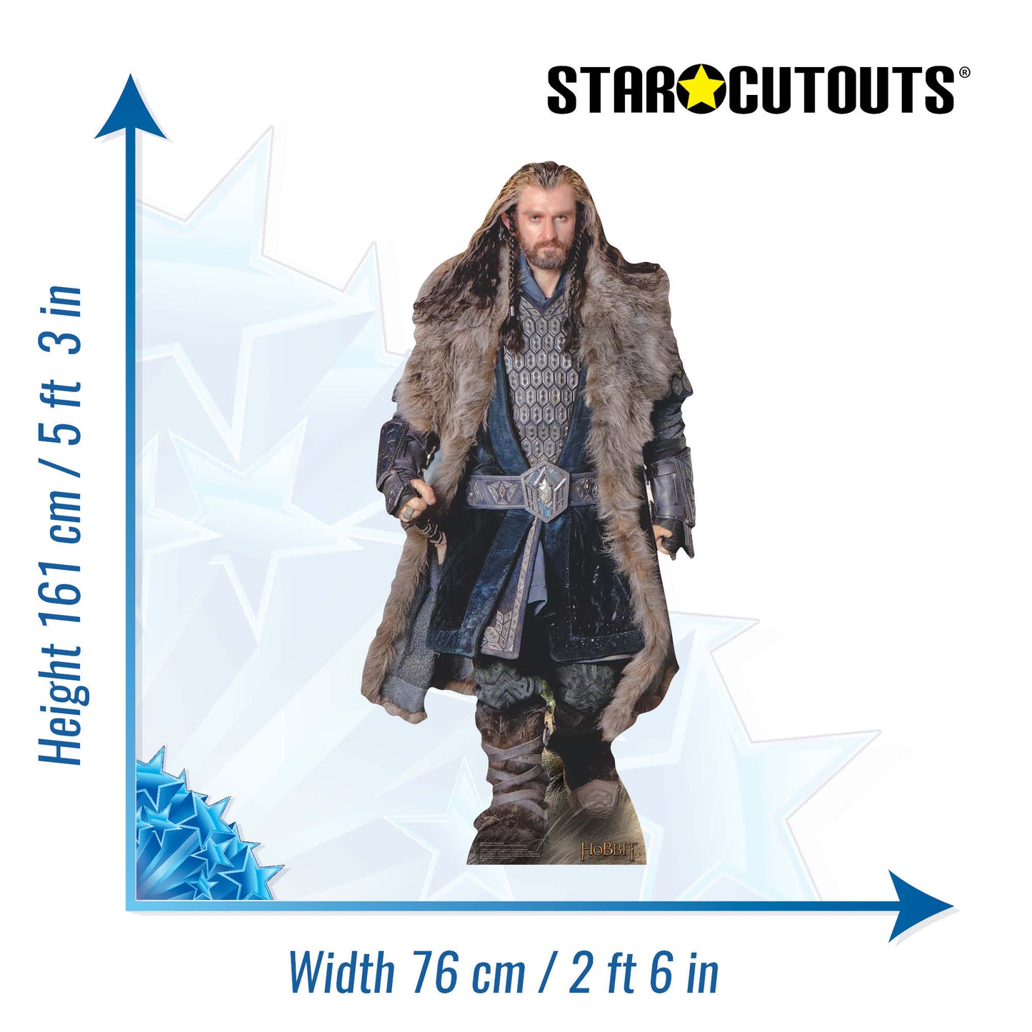 SC668 Thorin Oakenshield Cardboard Cut Out Height 161cm