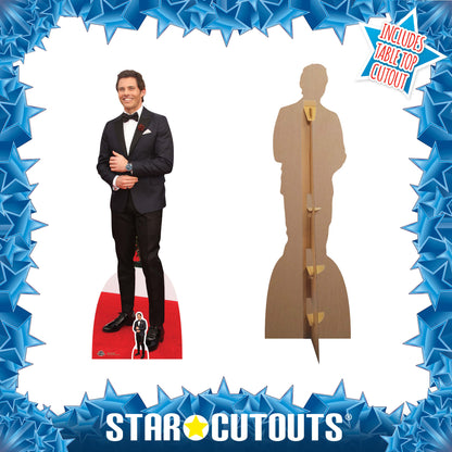 CS681 James Marsden Height 181cm Lifesize Cardboard Cut Out With Mini