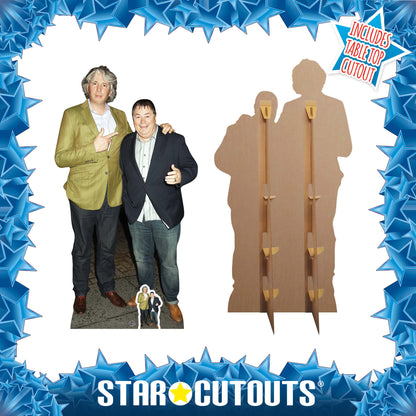CS683 Edd China and Mike Brewer Height 173cm Lifesize Cardboard Cut Out With Mini