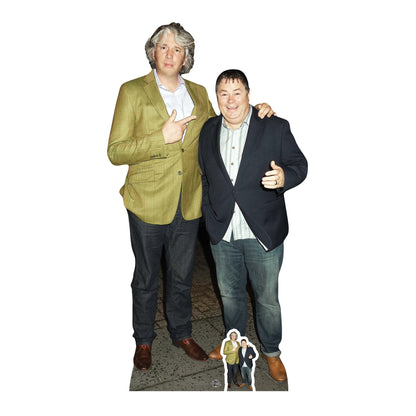 CS683 Edd China and Mike Brewer Height 173cm Lifesize Cardboard Cut Out With Mini