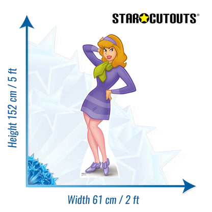SC687 Daphne Cardboard Cut Out Height 152cm