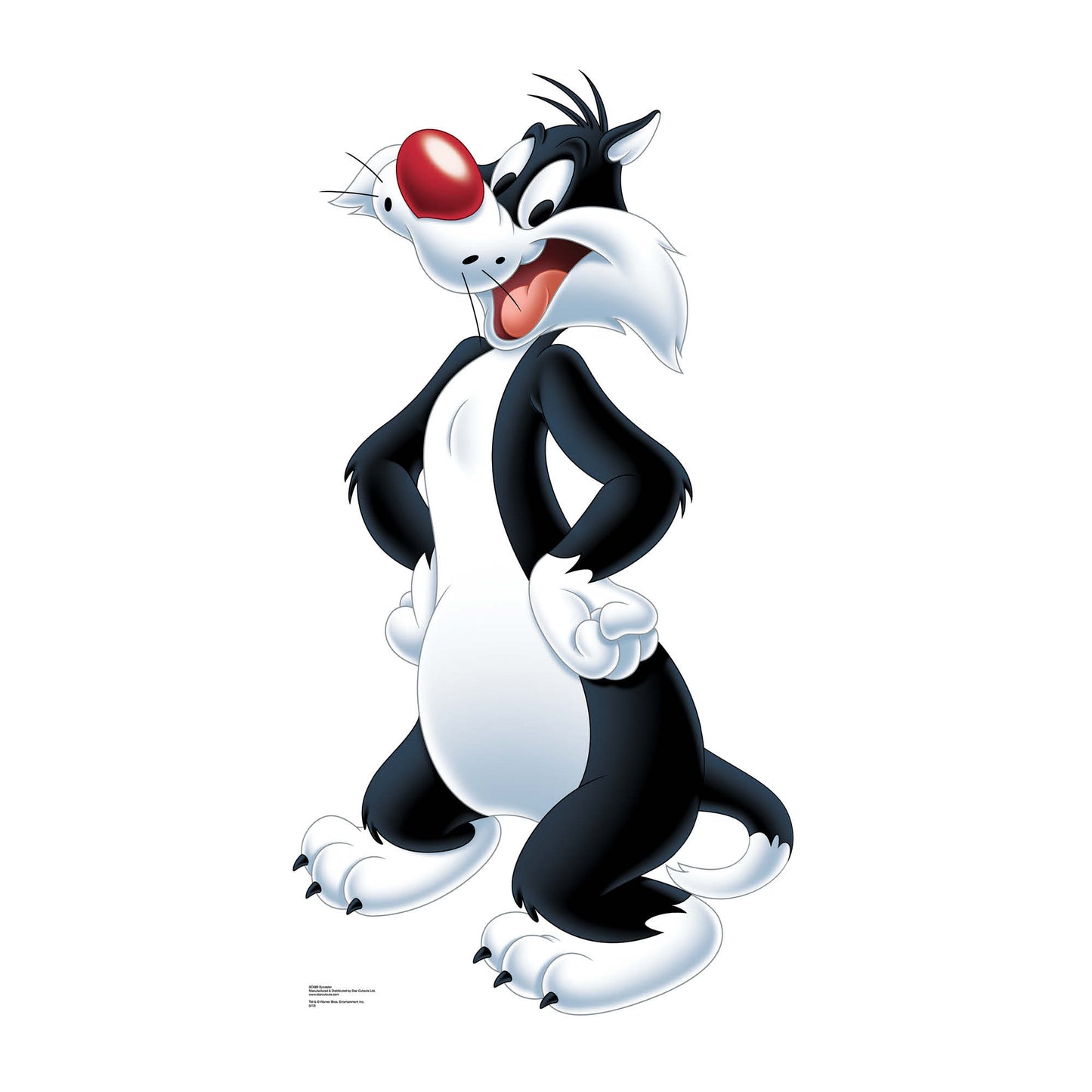 SC689 Sylvester The Cat Cardboard Cut Out Height 145cm