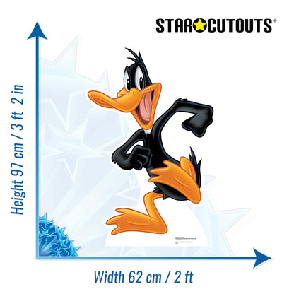 SC690 Daffy Duck Cardboard Cut Out Height 97cm