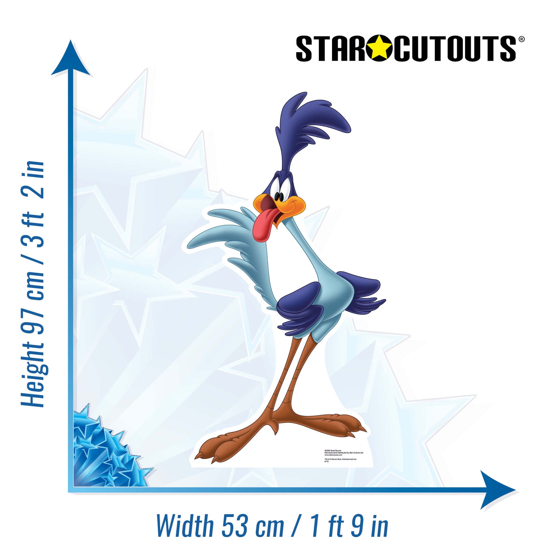 Road Runner and Wile E Coyote Cardboard Cutout / Standee / Standup Double  Pack. Buy Looney Tunes Cardboard Cutouts at