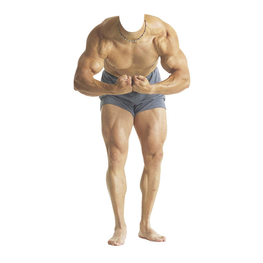 SC699 Muscle Man 'Stand-In' Cardboard Cut Out Height 159cm