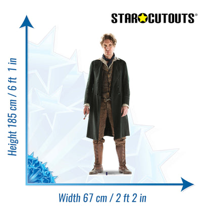 The 8th Doctor_Paul_McGann 50th Anniversary Special Cardboard Cut Out Height 185cm - Star Cutouts