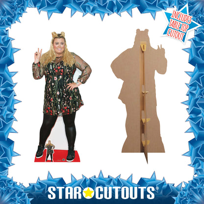 CS733 Gemma Collins Height 178cm Lifesize Cardboard Cut Out With Mini