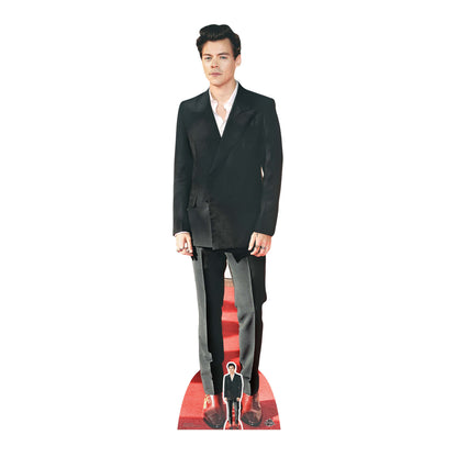 CS734 Harry Styles Red Shoes Height 182cm Lifesize Cardboard Cut Out With Mini