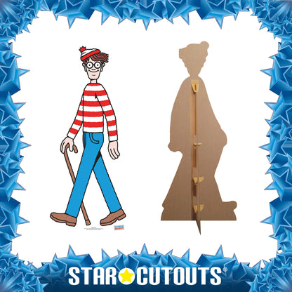 SC758 Where's Wally? Cardboard Cut Out Height 181cm