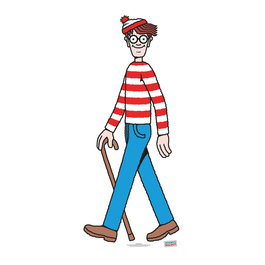 SC758 Where's Wally? Cardboard Cut Out Height 181cm