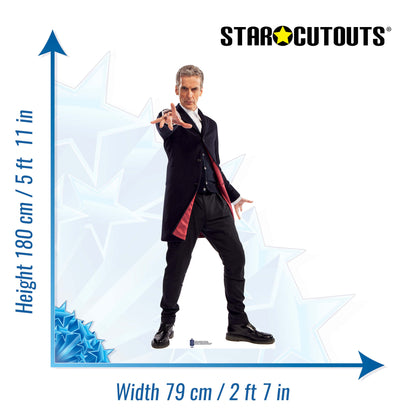 Peter Capaldi Doctor  Cardboard Cut Out Height 180cm - Star Cutouts