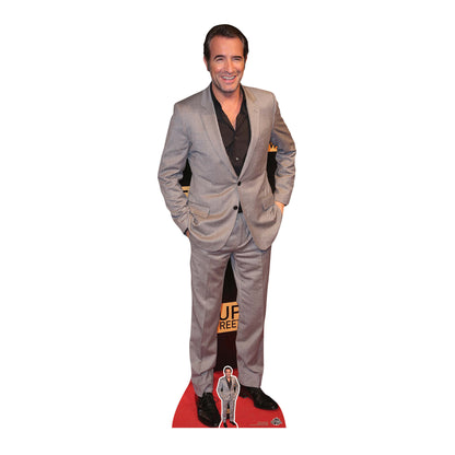 CS763 Jean Dujardin Height 182cm Lifesize Cardboard Cut Out With Mini