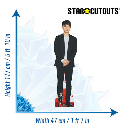 CS776 Do (EXO) Height 177cm Lifesize Cardboard Cut Out With Mini