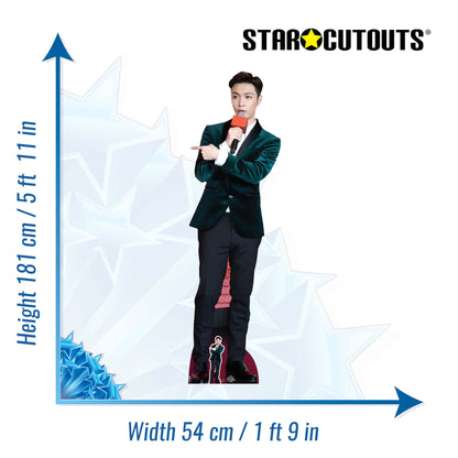 CS777 Zhang Yixing aka Lay (EXO) Height 181cm Lifesize Cardboard Cut Out With Mini
