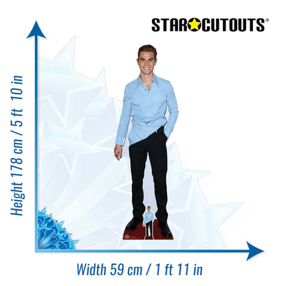 CS790 KJ Apa Height 178cm Lifesize Cardboard Cut Out With Mini