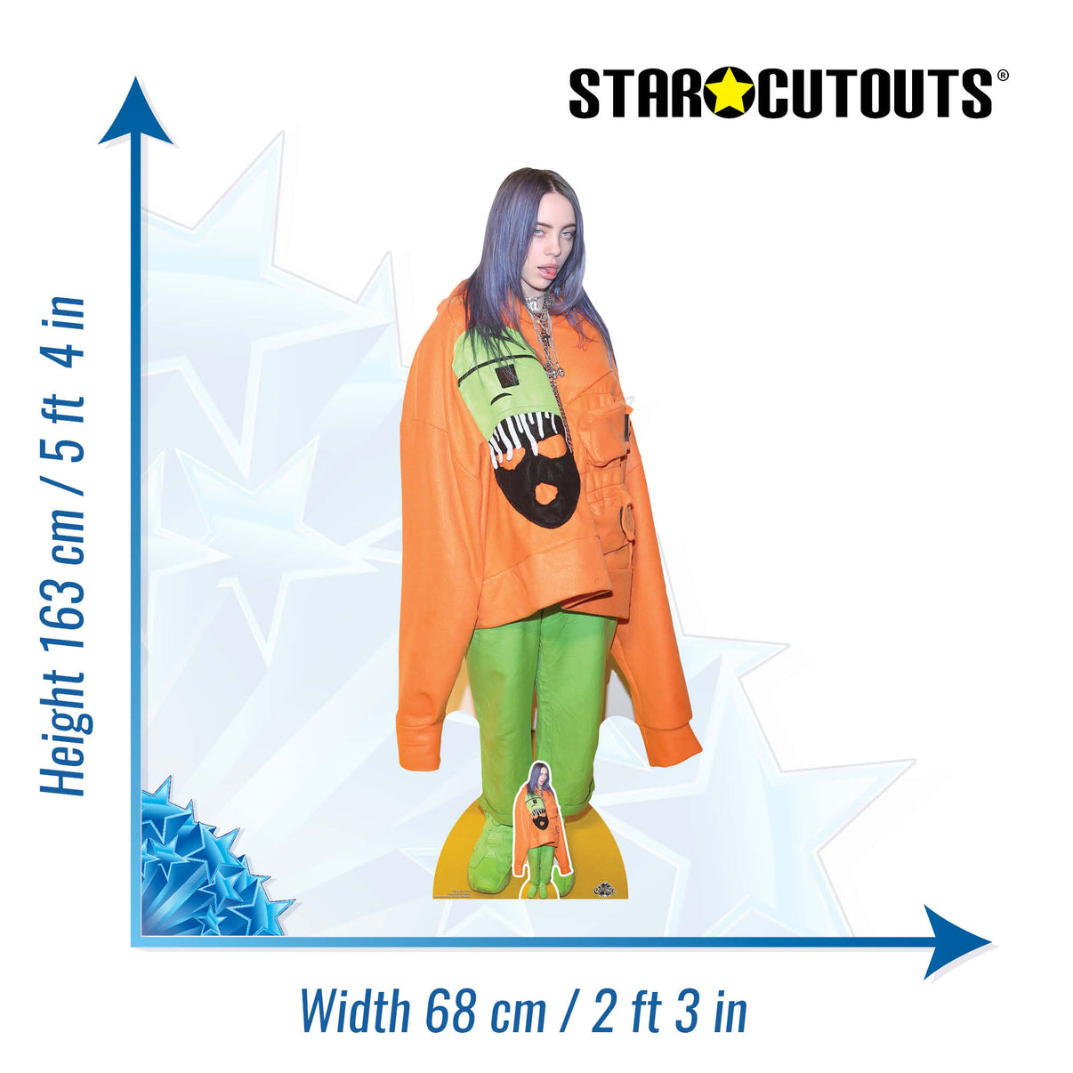 Billie Eilish Cardboard Cutout