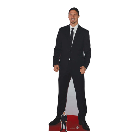 CS820 Zlatan Ibrahimovic Height 194cm Lifesize Cardboard Cut Out With Mini