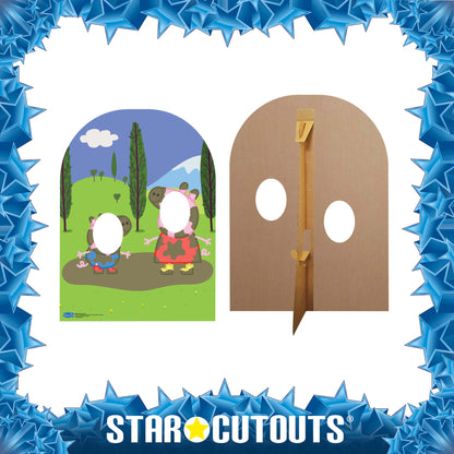SC822 Peppa Pig Stand-In Muddy Puddle (Child Sized) Cardboard Cut Out Height 123cm