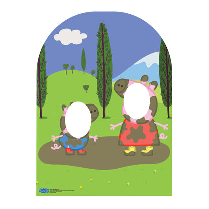 SC822 Peppa Pig Stand-In Muddy Puddle (Child Sized) Cardboard Cut Out Height 123cm