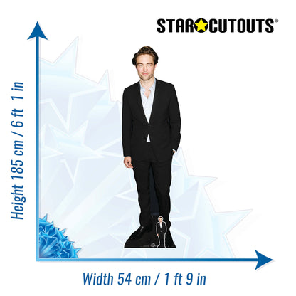 CS828 Robert Pattinson Height 185cm Lifesize Cardboard Cut Out With Mini